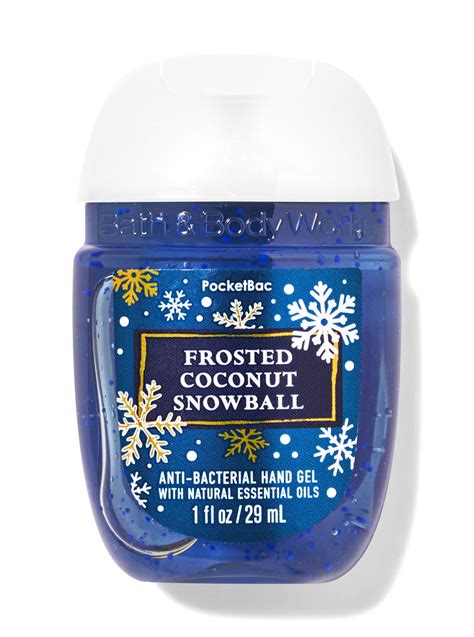 frosted coconut snowball hand sanitizer